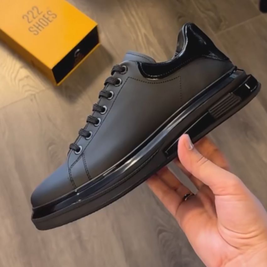 Verno™  | Schwarze Herren Sneaker